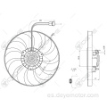 Ventiladores del radiador de refrigeración del coche para VW TRANSPORTER